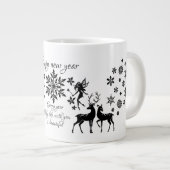 Grande Tasse nouvelle année heureuse (Devant droit)