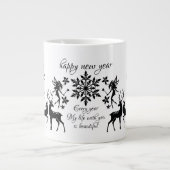 Grande Tasse nouvelle année heureuse (Devant)