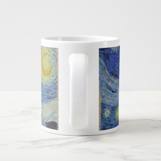 Grande Tasse Nuit étoilée, peinture à l'huile, Vincent Van Gogh (Dos)