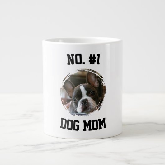 Grande Tasse Number 1 dog Mom Mum Mother's Day Pet Lovers (Devant)