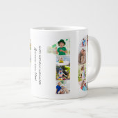 Grande Tasse Numéro 10 Collage photo 10e anniversaire (Devant droit)