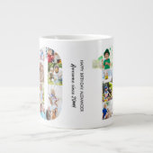 Grande Tasse Numéro 10 Collage photo 10e anniversaire (Devant)