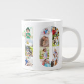 Grande Tasse Numéro 10 Collage photo 10e anniversaire (Droite)