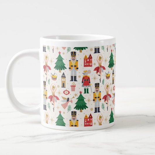 Grande Tasse Nutcracker Ballet Motif de vacances (Gauche)