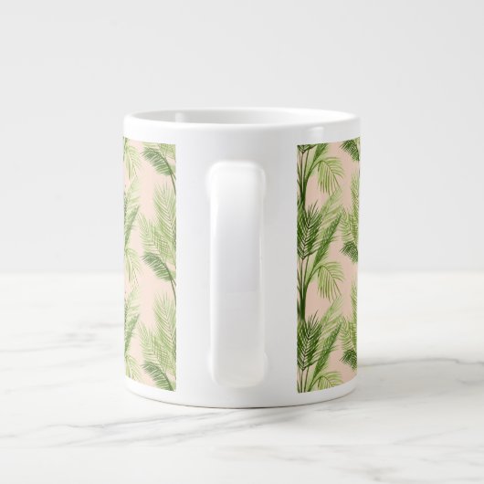 Grande Tasse Oasis intérieure | Motif Palm Tree (Dos)