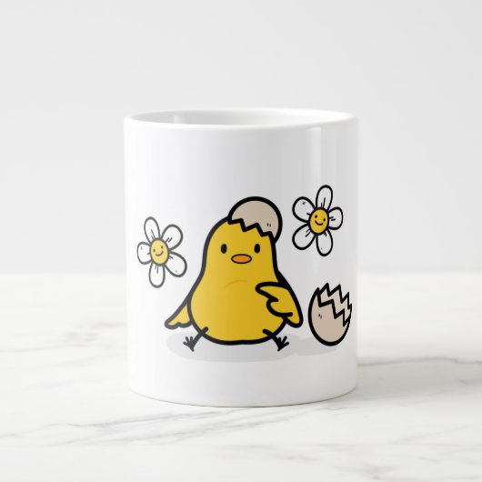 Grande Tasse Oeuf et poussin (Devant)