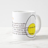 Grande Tasse Oeufs Micro-Ondes (Muffin, Repas, Snack) (Devant droit)