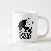 Grande Tasse Œuvre d'art de Cool Papa bear (Droite)
