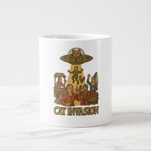 Grande Tasse OFO Invasion de chats (Devant)