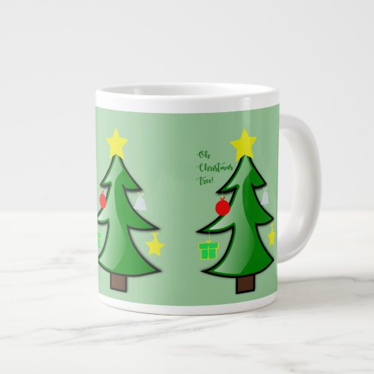 Grande Tasse Oh Arbre de Noël Nous Aimons Vos Branches De Diffu (Devant droit)