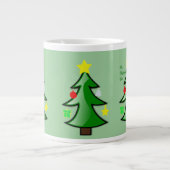 Grande Tasse Oh Arbre de Noël Nous Aimons Vos Branches De Diffu (Devant)