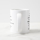 Grande Tasse Oh café, (Dos)
