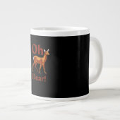 Grande Tasse Oh Dear Trendy Clean Design  (Devant droit)