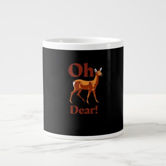 Grande Tasse Oh Dear Trendy Clean Design  (Devant)