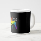 Grande Tasse Oh Deer Queer LGBTQ Pride Celebration Month (Devant droit)