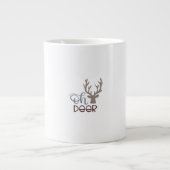 Grande Tasse Oh Deer Retro Classic Design (Devant)