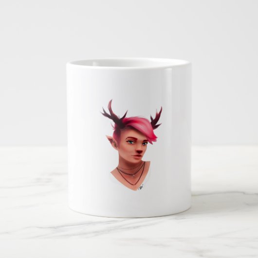 Grande Tasse Oh Deer Simple Creative Style (Devant)