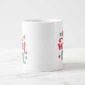 Grande Tasse Oh What Fun - Festive Holiday Typographie (Devant)