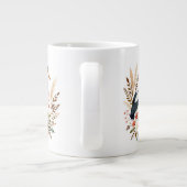 Grande Tasse Oiseau aquarelle (Dos)