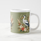 Grande Tasse Oiseau aquarelle (Droite)