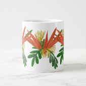 Grande Tasse Oiseau du Paradis Plante Art vert (Devant)