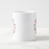 Grande Tasse Oiseau et fleurs 2 (Devant)