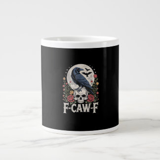 Grande Tasse Oiseau F-Caw-F Corbeau Drôle Corbeau Croassant Gru