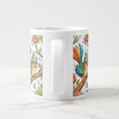 Grande Tasse Oiseau gai parmi les fleurs (Dos)