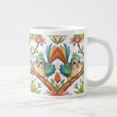 Grande Tasse Oiseau gai parmi les fleurs (Droite)