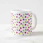 Grande Tasse Oiseaux colorés mignons (Devant droit)