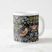Grande Tasse Oiseaux de William Morris et fleurs 2 (Devant droit)