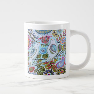 Grande Tasse Oiseaux en papier I