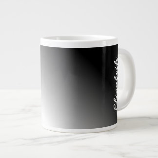 Grande Tasse Ombre blanc noir