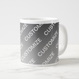 Grande Tasse Ombre de couleur changeante & motif de texte