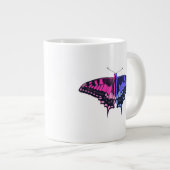 Grande Tasse Omnisexual Pride Flag Swallowtail Butterfly (Devant droit)