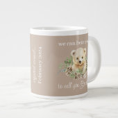 Grande Tasse On Peut Attendre La Faire-part De Grossesse (Devant droit)