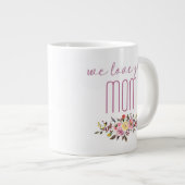 Grande Tasse On T'Aime Maman Pink Floral (Devant droit)