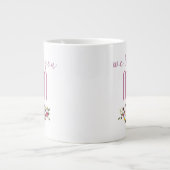 Grande Tasse On T'Aime Maman Pink Floral (Devant)