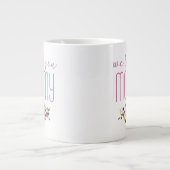 Grande Tasse On Vous Aime Maman Rose Floral (Devant)