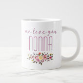 Grande Tasse On Vous Aime Nonna Rose Floral (Droite)