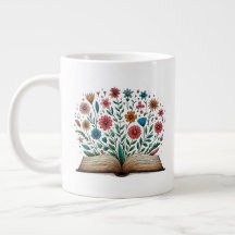 Open Book Flower Ceramic