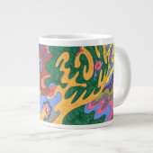Grande Tasse "Or" Art Abstrait (Devant droit)