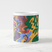 Grande Tasse "Or" Art Abstrait (Devant)