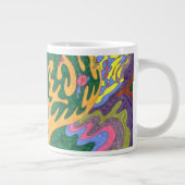Grande Tasse "Or" Art Abstrait (Droite)