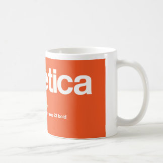 Grande tasse orange inverse de LoveHelvetica