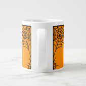 GRANDE TASSE ORANGE ROUGE BLANC BLACK TRICK OU TRAITER HALLOWEE (Dos)