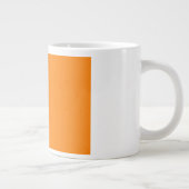 Grande Tasse orange vif DO-IT-YOURSELF modèle arrière - plan pe (Droite)