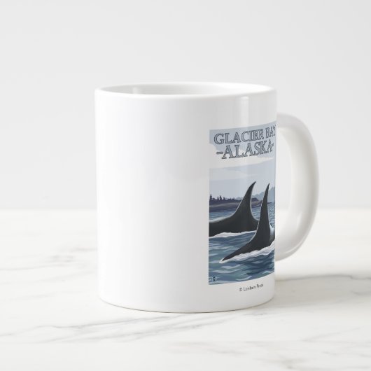 Grande Tasse Orca Whales #1 - Glacier Bay, Alaska (Devant droit)
