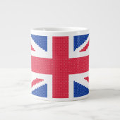 Grande Tasse Original cross-stitch design Union Jack (Devant)