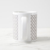 Grande Tasse Ornement arabesque élégant (Dos)
